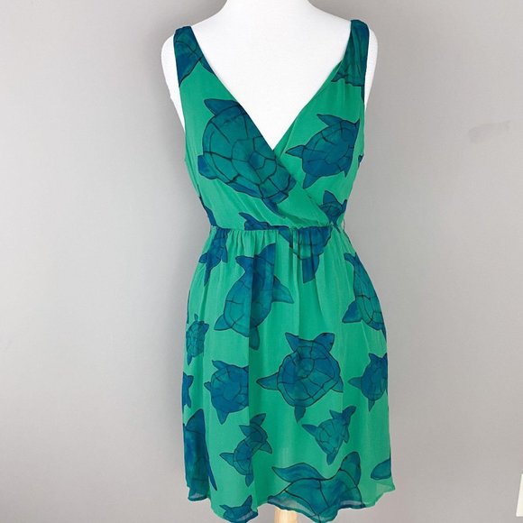 Moulinette Soeurs Dresses & Skirts - Moulinette Soeurs Arribada Current Green Turtle Si